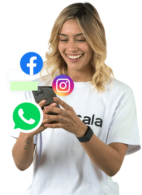 Ilustración de Andres Moreno whatsapp escala