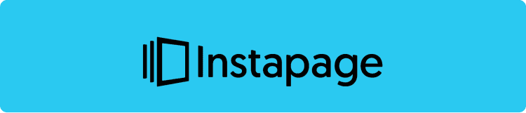 Logotipo de Instapage como ejemplo de plataforma para crear landing pages efectivas