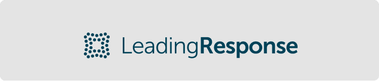Logotipo de LeadingResponse como ejemplo de plataforma para crear landing pages efectivas