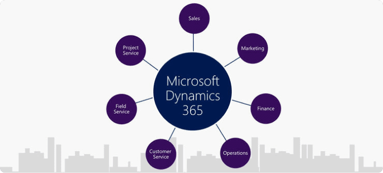 Imagen de Microsoft Dynamics como ejemplo de CRM profesional