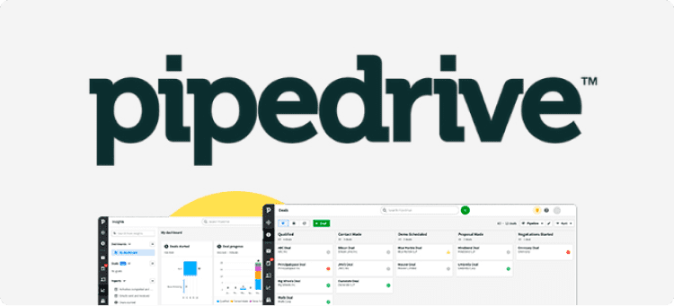 Imagen de Pipedrive como ejemplo de CRM profesional