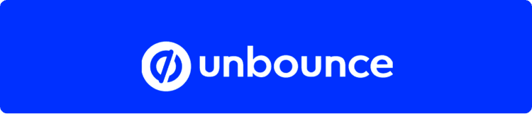  Logotipo de Unbounce como ejemplo de plataforma para crear landing pages efectivas
