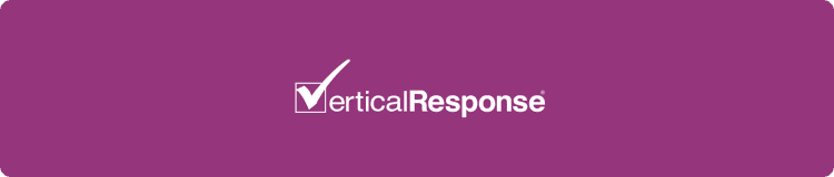 Logotipo de VerticalResponse como herramienta para hacer email marketing recomendada