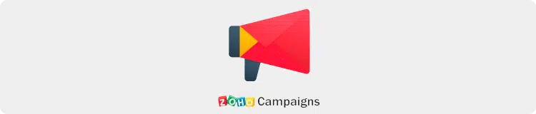 Logotipo de Zoho Campaigns como herramienta para hacer email marketing recomendada