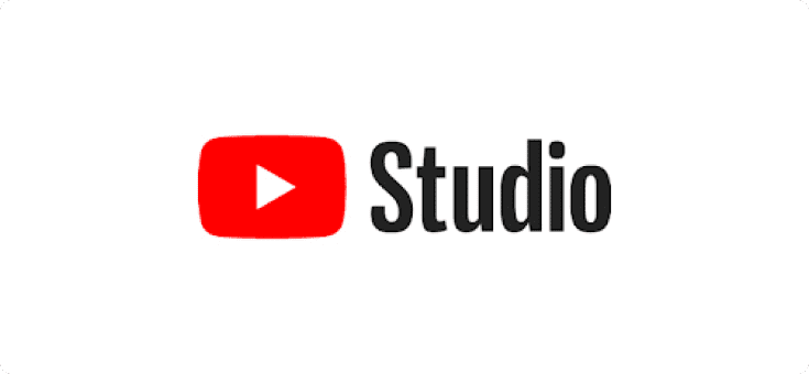 Ilustración del logo de YouTube Studio en referencia a cómo subir y publicar videos en YouTube