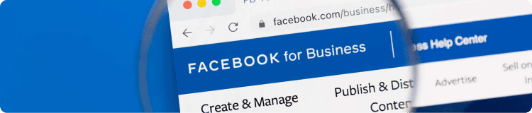 Ilustración de Facebook en referencia a consejos para vender productos en línea, recomendaciones y ejemplos