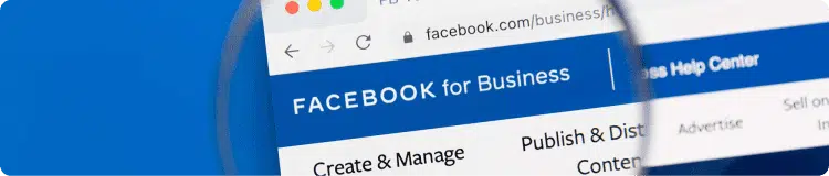 Ilustración de Facebook en referencia a consejos para vender productos en línea, recomendaciones y ejemplos