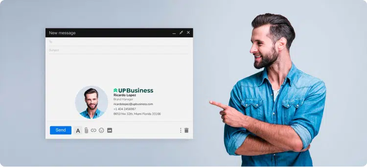 Ilustración en referencia a cómo hacer una buena firma de email profesional