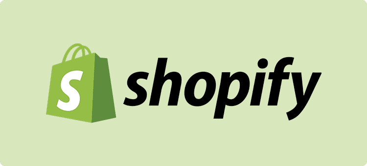 Ilustración de Shopify en el listado de las mejores plataformas para crear una página web para vender