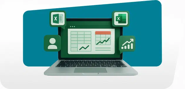 Plantilla de CRM en Excel para gestionar ventas y clientes desde una hoja de cálculo